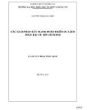 Luận văn Thạc sĩ Du lịch: Các giải pháp đẩy mạnh phát triển du lịch MICE tại Tp. Hồ Chí Minh