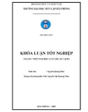 Khóa luận tốt nghiệp Việt Nam học: Nghiên cứu điều kiện phát triển du lịch sinh thái tại vườn quốc gia Xuân Thủy, Nam Định