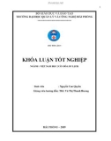 Khóa luận tốt nghiệp Việt Nam học: Tìm hiểu nhu cầu du lịch công vụ của khách Đài Loan tại Hải Phòng