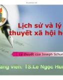 Thuyết trình: Lý thuyết của Joseph Schumpeter