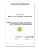 Tiểu luận: Các nguyên lý sáng tạo trong bài toán phát minh, sáng chế và vận dụng trong sự phát triển của hệ điều hành Android