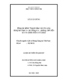 Luận án Tiến sĩ Lịch sử: Đảng bộ tỉnh Thanh Hóa lãnh đạo xây dựng tổ chức cơ sở đảng ở xã, phường, thị trấn từ năm 2005 đến năm 2015