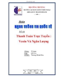 Bài tập nhóm: Thanh toán trực tuyến - Vcoin và ngân lượng