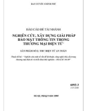 Nghiên cứu một số vấn đề kỹ thuật, công nghệ chủ yếu trong thương mại điện tử và triển khai thử nghiệm