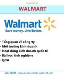 Tiểu luận: Tìm hiểu chiến lược kinh doanh Walmart