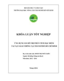 Khóa luận tốt nghiệp Hệ thống thông tin địa lý: Ứng dụng GIS hỗ trợ phân tích đặc điểm tai nạn giao thông tại thành phố Hồ Chí Minh