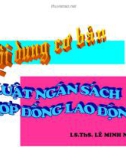 Luật ngân sách và hợp đồng lao động