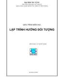 Giáo trình lập trình hướng đối tượng - Lê Thị Mỹ Hạnh ĐH Đà Nẵng