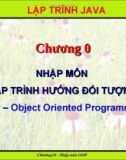 Lập trình Java: Chương 0: Nhập môn lập trình hướng đối tượng