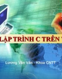 Bài giảng lập trình C trên win - Lương Văn Vân