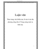 Tiểu luận: Thực trạng việc khiếu nại, tố cáo ở các địa phương cũng như ở Trung ương nước ta hiện nay