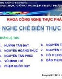 CÔNG NGHỆ CHẾ BIẾN BIA VÀNG