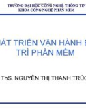 Phát triển vận hành bảo trì phần mềm - Chương 1