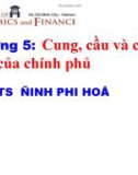 Chương 5: Cung, cầu và chính sách của chính phủ