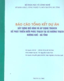 Báo cáo tổng kết dự án: Xây dựng Mô hình và áp dụng tiến bộ khoa học kỹ thuật để phát triển bưởi Phúc Trạch tại xã Hương Trạch, Hương Khê, Hà Tĩnh