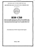 Luận văn: Khảo sát hiện trạng rác thải công nghiệp, nhu cầu xây dựng hệ thống xử lý rác thải tại TP.Hồ Chí Minh, Hải Dương, khu công nghiệp Đồng Nai