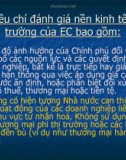 Tiêu chí đánh giá kinh tế thị trường