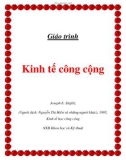 Giáo trình Kinh tế học công cộng (Joseph E. Stiglitz): Chương 1 Kinh tế công cộng trong nền kinh tế hỗn hợp