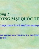 Bài giảng Nhập môn quan hệ quốc tế - Chương 2: Thương mại quốc tế