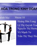 Tiểu luận: Văn hóa trong kinh doanh