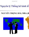 Bài giảng Nguyên lý thống kê kinh tế - Nguyễn Trọng Hải MBA