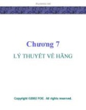 Bài giảng Lý thuyết kinh tế học vi mô: Chương 7 - GV. Đinh Thiện Đức