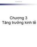 Bài giảng môn Nguyên lý kinh tế vĩ mô: Chương 3 - Lưu Thị Phượng