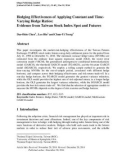 Hedging effectiveness of applying constant and timevarying hedge ratios: Evidence from Taiwan stock index spot and futures