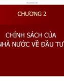 Bài giảng Pháp luật về đầu tư: Chương 2 - Đại học Mở TP HCM