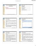 Bài giảng Giới thiệu về chương trình Excel -ThS. Nguyễn Kim Nam
