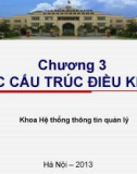 Bài giảng Cơ sở lập trình - Chương 3: Các cấu trúc điều khiển