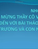 Bài thuyết trình Môi trường và con người: Xuất xứ, nguyên nhân, nồng độ các khí và tác hại của chúng trong môi trường không khí ở một khu vực trong thành phố Hà Nội