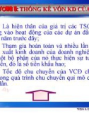 Bài giảng Thống kê kết quả hoạt động sản xuất kinh doanh của doanh nghiệp - Chương 5