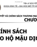 Bài giảng Lý thuyết và chính sách thương mại quốc tế: Chương 6 - TS. Nguyễn Văn Sơn