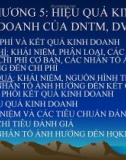 Bài giảng Kinh tế doanh nghiệp thương mại dịch vụ: Chương 5