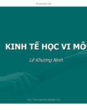 Bài giảng Kinh tế học vĩ mô: Chương 1 - Lê Khương Ninh