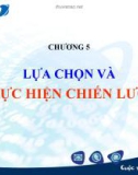 Bài giảng Quản trị chiến lược: Chương 5 - GS.TS Bùi Xuân Phong