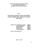 Đề tài: Ứng dụng enzyme amylase trong công nghiệp thực phẩm và nguồn thu nhận