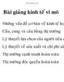 Bài giảng Kinh tế vĩ mô (6 chương)