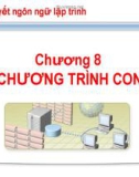 Bài giảng Lý thuyết ngôn ngữ lập trình: Chương 8 - CĐ CNTT Hữu nghị Việt Hàn