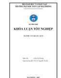 Khóa luận tốt nghiệp Văn hóa du lịch: Nghiên cứu những điều kiện phát triển du lịch huyện Giao Thủy, tỉnh Nam Định