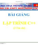 Bài giảng Lập trình C++: Chương 6 - GV. Nguyễn Văn Hùng