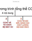 Bài giảng Chương trình tổng thể cải cách hành chính