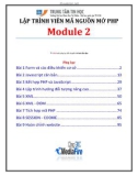 Giáo trình Lập trình viên mã nguồn mở PHP (Module 2) - Trung tâm tin học ĐH KHTN