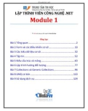 Giáo trình Lập trình viên công nghệ .net (Module 1) - Trung tâm tin học ĐH KHTN