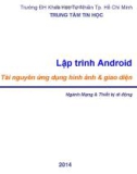 Bài giảng Lập trình Android: Bài 6 - Trung tâm tin học ĐH KHTN