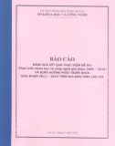 Báo cáo Đánh giá kết quả thực hiện đề án: Phát triển khoa học và công nghệ giai đoạn 2006-2010 và định hướng phát triển KHCN giai đoạn 2011-2015 trên địa bàn tỉnh Lào Cai