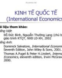 Bài giảng Kinh tế Quốc tế (International Economics)