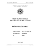 Tóm tắt Khóa luận tốt nghiệp: Thực trạng sách lậu trên địa bàn Hà Nội năm 2012