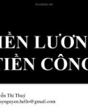 Bài giảng Tiền lương - Tiền công - Chương I: Đối tượng, nội dung và phương pháp nghiên cứu môn TLTC